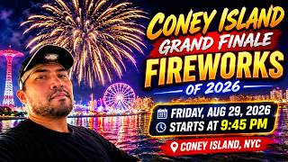 DP@NYC |🎆 Coney Island – LAST Fireworks of 2026! 🌟 | The Grand Finale You Missed