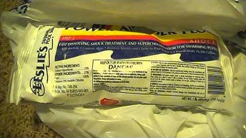 Water purification: Liquid bleach vs pool shock(Calcium Hypochlorite)