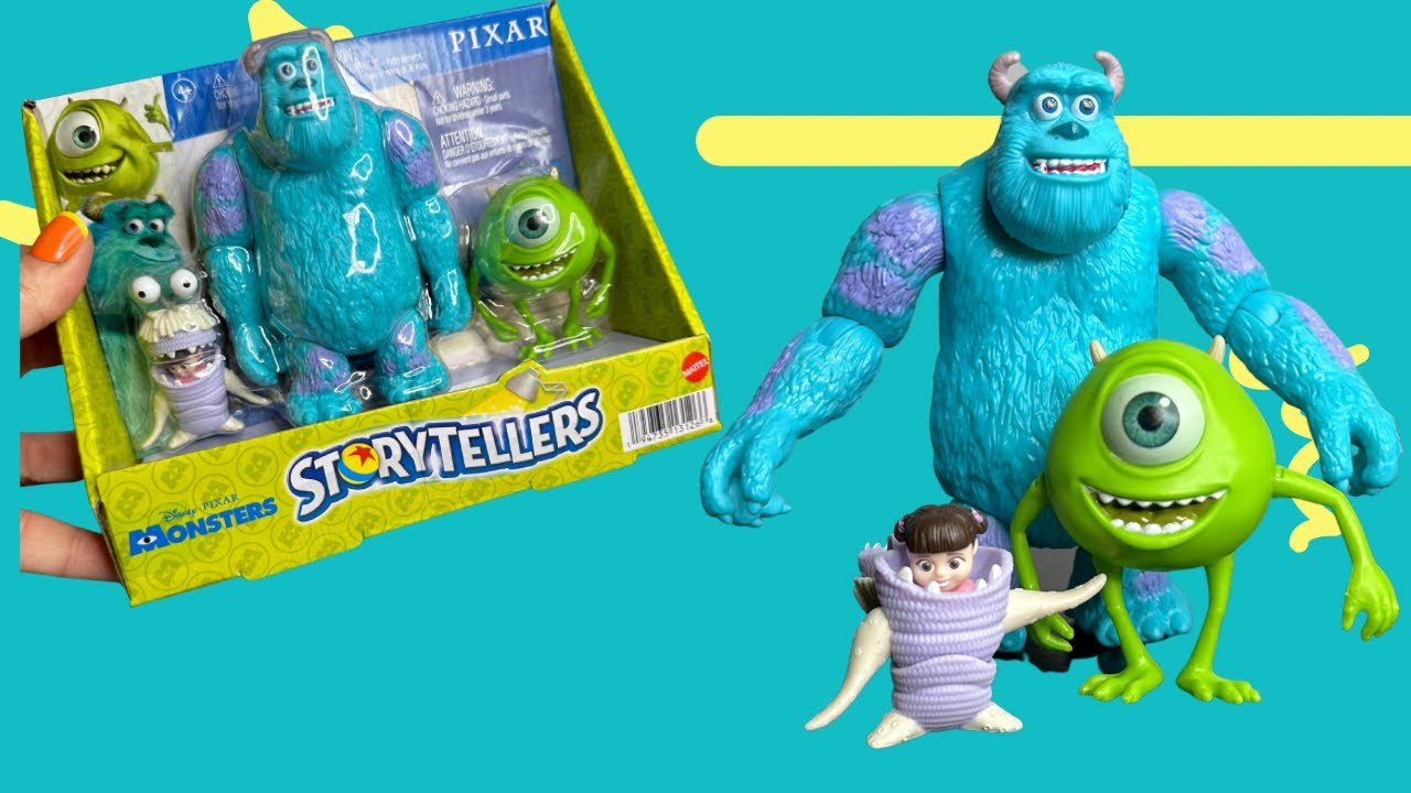 Disney Pixar MONSTERS INC and Monsters University Characters Toys (Lot of 9)