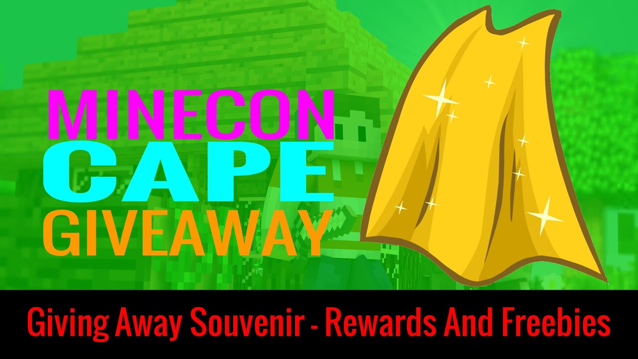 MINECON CAPE GIVEAWAY (2016) - Steps In Description (GIVEN)