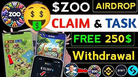zoo coin airdrop 💸  zoo airdrop listing date // zoo token price prediction