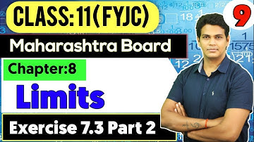 Class 11 Limits Exercise 7.3 Part 2 | Lecture 9 | VSM Academy | MV Sir