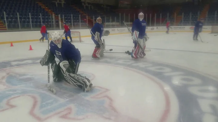 NORDIQUES Goalie Warm Up