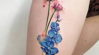 TOP 35 FLOWER TATTOOS IDEAS ON LEG 2020