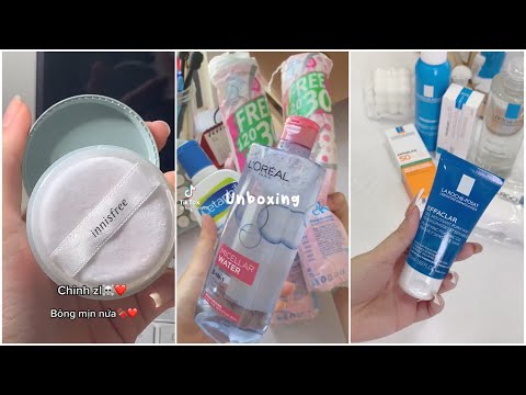 Video Unboxing Haul Shopee Mall ???? makeup, skincare, sản... - youtube