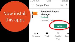 How to download Facebook page manager on mobile screenshot 4