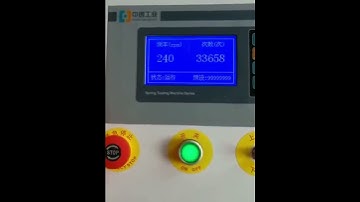 Spring fatigue testing machine
