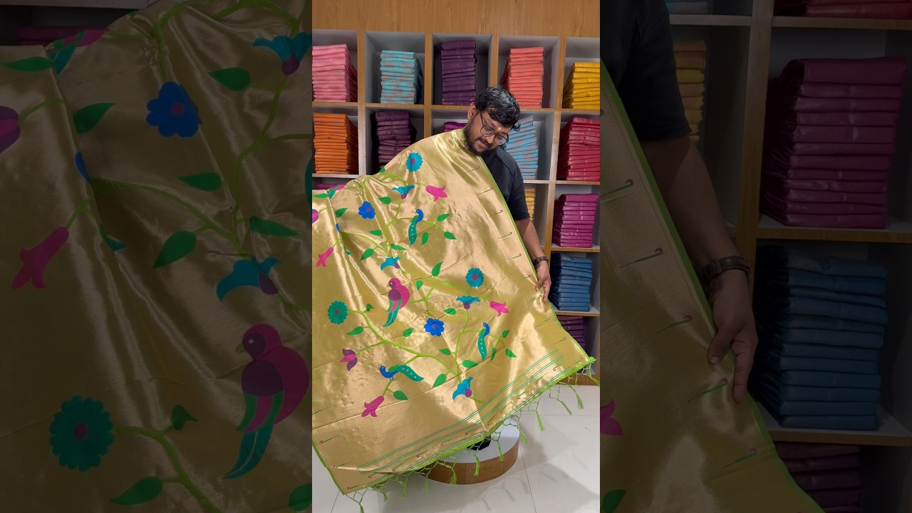 Paithani Jacquard Peacock (Mor) Jaal Dupatta