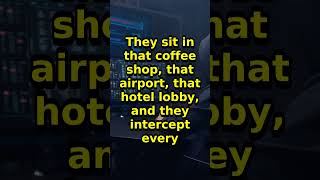 🔒 hackers can see everything you do on public WiFi #Shorts #cybersecurity