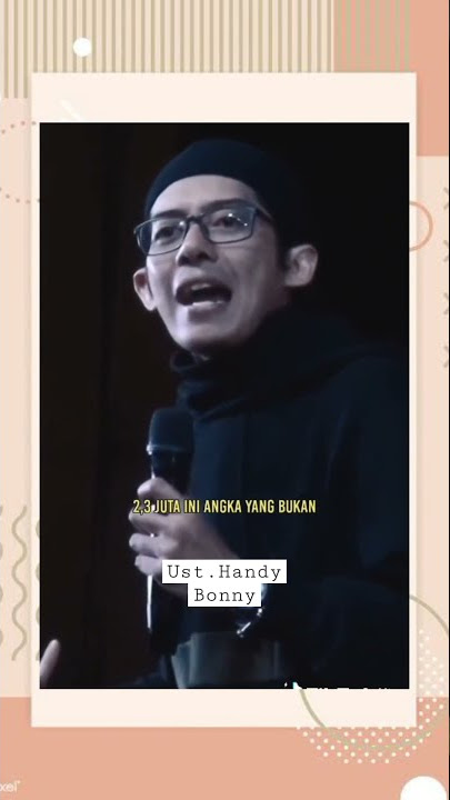 story wa dakwah islam | ustadz handy bonny #shorts #dakwahislam #ustadzhandybonny