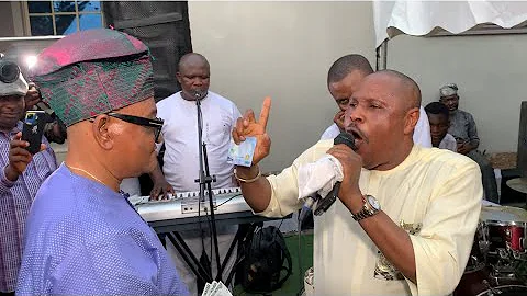 SAIDI BALOGUN SING FOR JIDE KOSOKO AT HIS 70TH BIRTHDAY PARTY