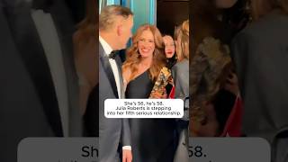 Famous She's 56, he's 58.Julia Roberts is stepping into her fifth serious relationship. Net Worth