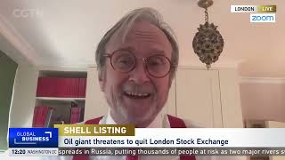 Why is Shell considering quitting the London stock market for the U.S.?