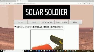 Web Authoring Assessment 2 Demonstration video