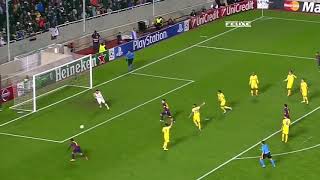 Messi magic offside trap