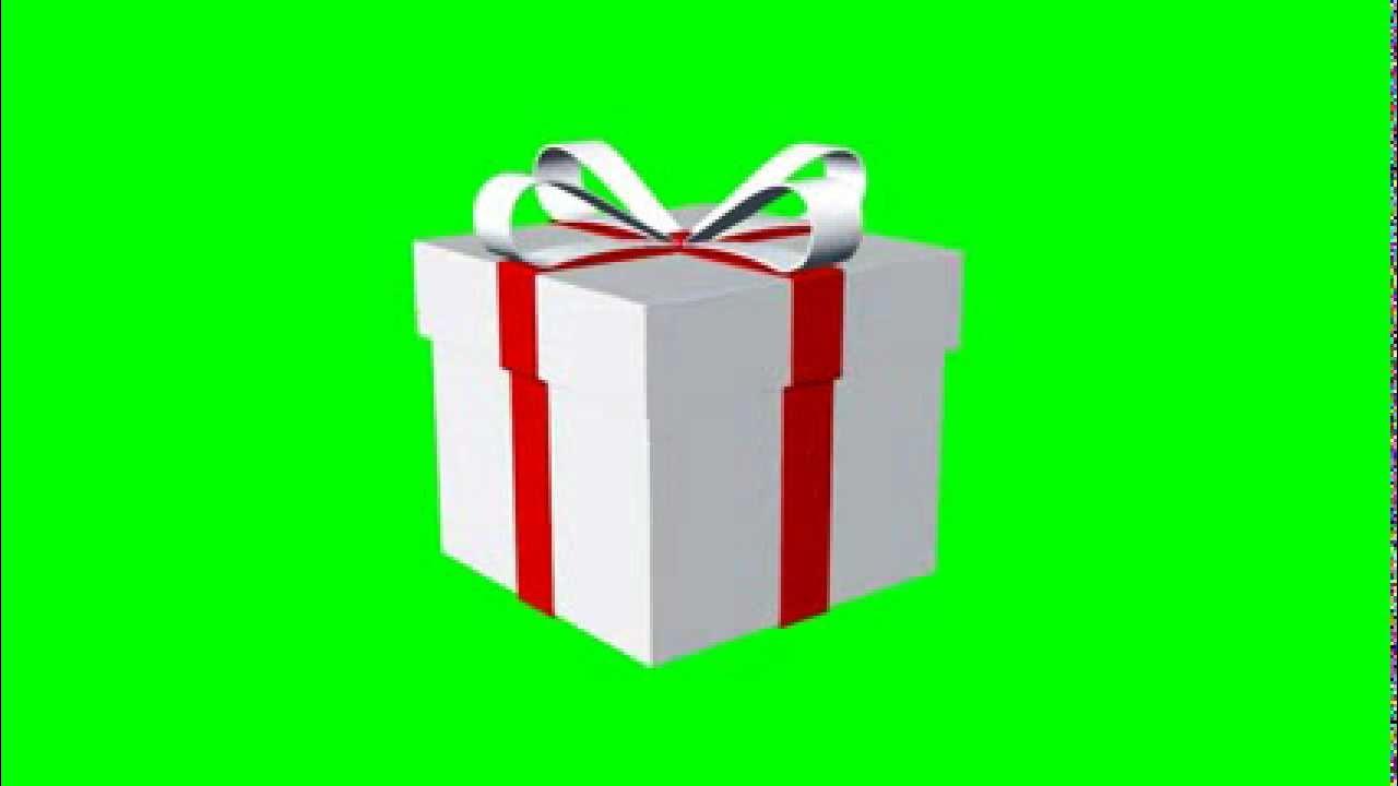 Фото коробок на зеленом фоне gift box - green screen effect - YouTube