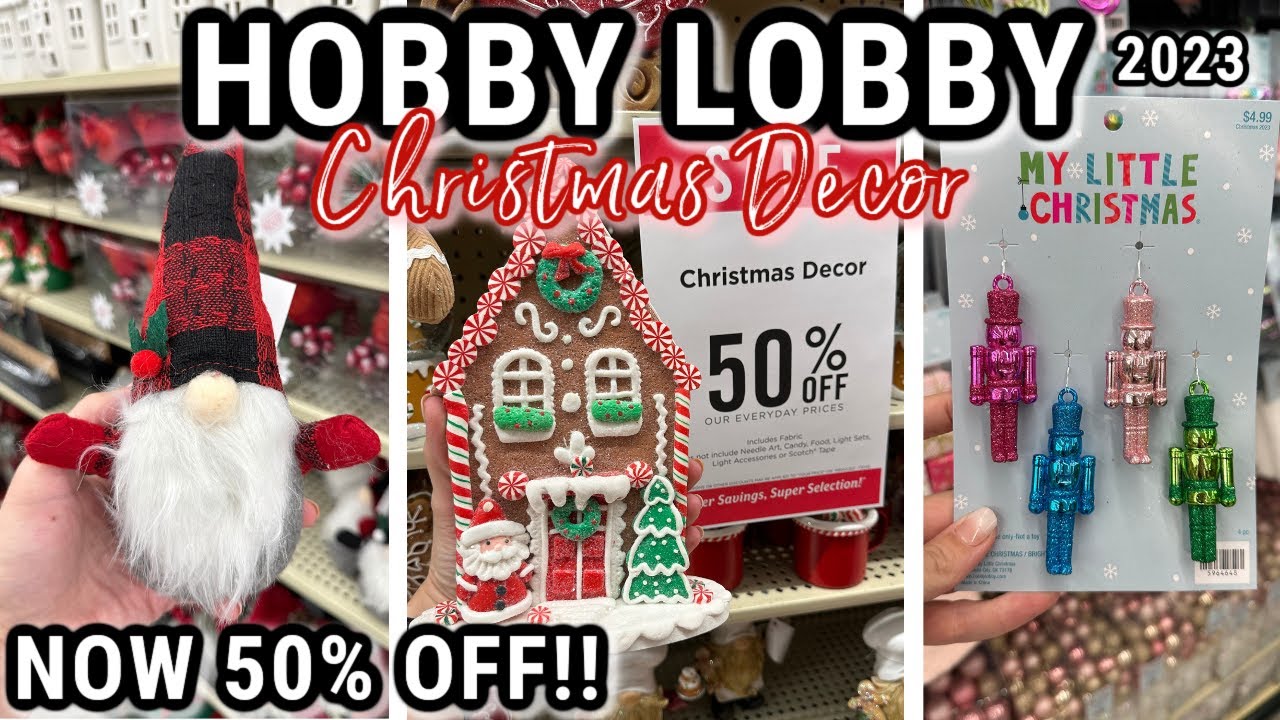HOBBY LOBBY CHRISTMAS DECOR 2023 Christmas Decor 2023 Hobby Lobby
