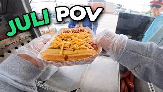 Hotdog Cart POV : Juli Takes Over!