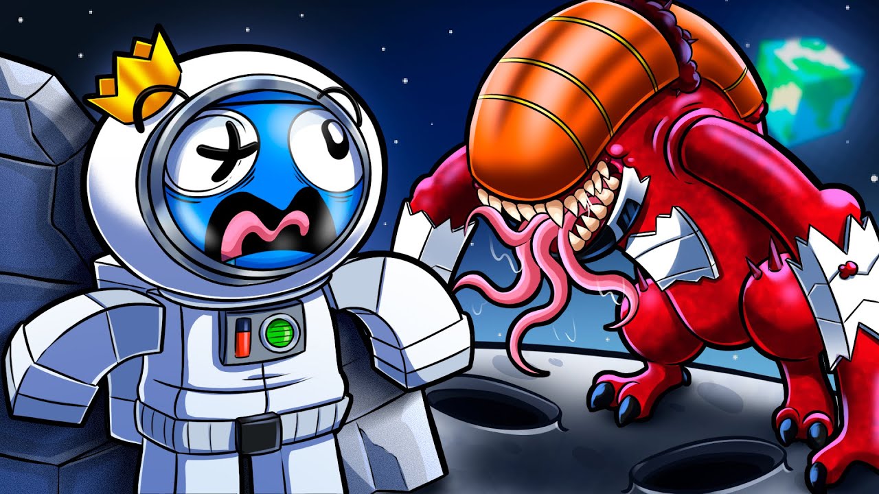 INFECTED SPACE MOON MISSION GONE WRONG! (Minecraft)