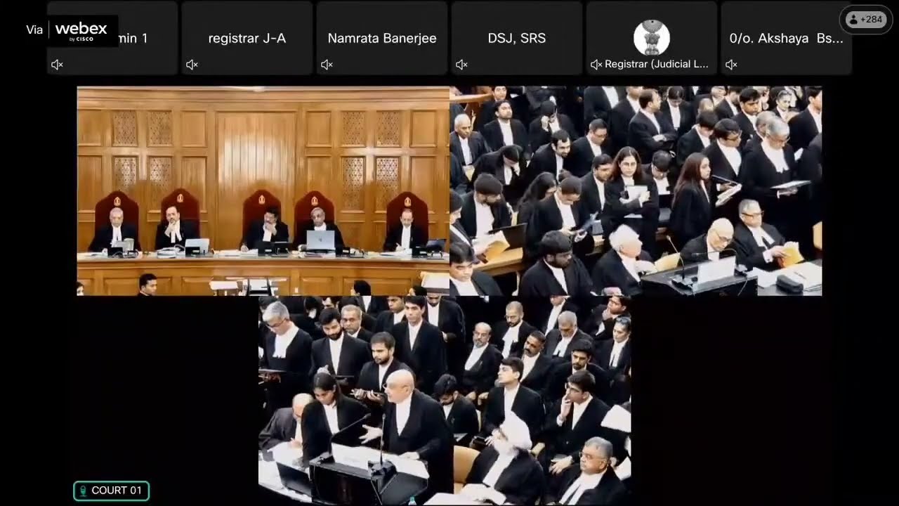 Supreme Court live proceeding