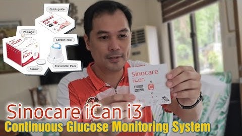 Sinocare iCan i3 Continuous Glucose Monitoring System : Unboxing and Quick Test