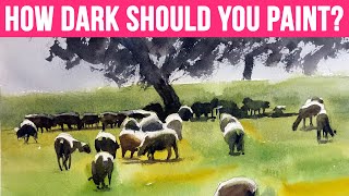 How Dark Should You Paint? | Watercolor Tip