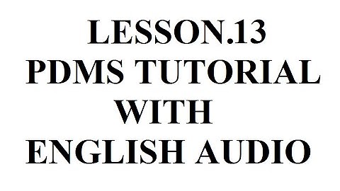 PDMS BEGINNER LESSON 13. DB LISTING/ HOW TO TRANSFER YOUR PDMS WORK FROM PC TO OTHER PC BY PENDRIVE.