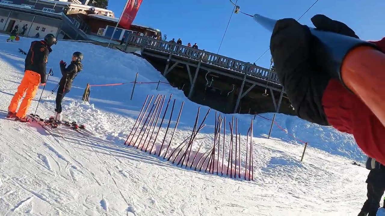 Oberstaufen Imberg Ski Arena Abfahrt (4k)