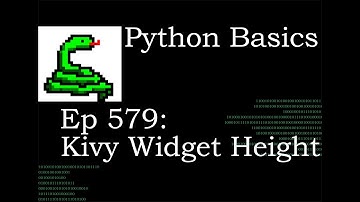 Python Basics Tutorial Using Height DP Argument For Kivy BoxLayout Widget