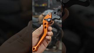 Upgrade Your Ride! 🏍️ Premium Clutch Lever Installation! #Shorts #BikeModification #Hindi