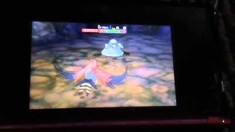 Shiny grimer on fiery path