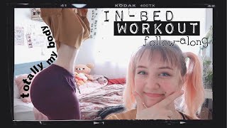 IN-BED WORKOUT Routine // follow-along // lazy full-body workout