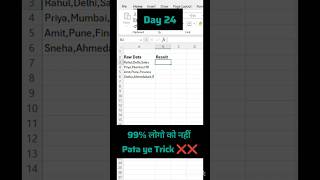 TEXTSPLIT Formula in Excel 🔥 #exceltips #exceltricks #learnexcel #studysparkclasses