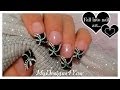 Easy Monochrome Nail Art | How to Correct Mistakes | French Tip ♥