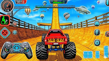 Monster Truck Mega Ramp 🚛🔥 | Impossible Car Stunts | Ultimate GT Racing | Android Gameplay 2026