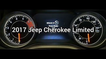 Jeep - Cherokee - 2017 - Limited: Gauge Cluster Startup Sequence