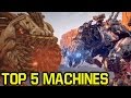 Horizon Zero Dawn machines - TOP 5 MACHINES (Horizon Zero Dawn tips and tricks)