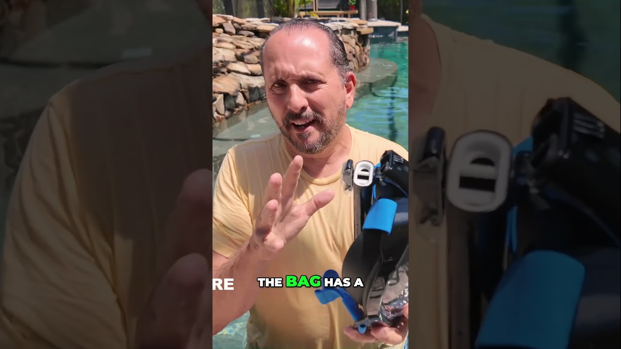 🧔 Full Beard?! NO Leak! 💪 G2RISE Snorkel Mask - Travel-Friendly & Secure!