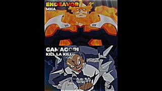 Endeavor vs Gamagori (My Hero Academia vs Kill La Kill)