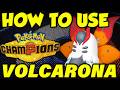 HOW TO USE VOLCARONA IN POKEMON CHAMPIONS! Volcarona Moveset Guide | Best Volcarona Builds