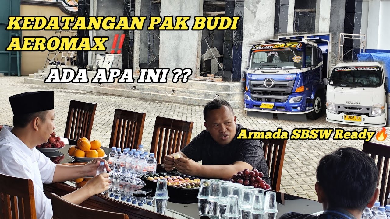 Kedatangan pak budi AEROMAX‼️ ada info apa ini ?? Armada sekali pakai bp audio buat sbsw ready
