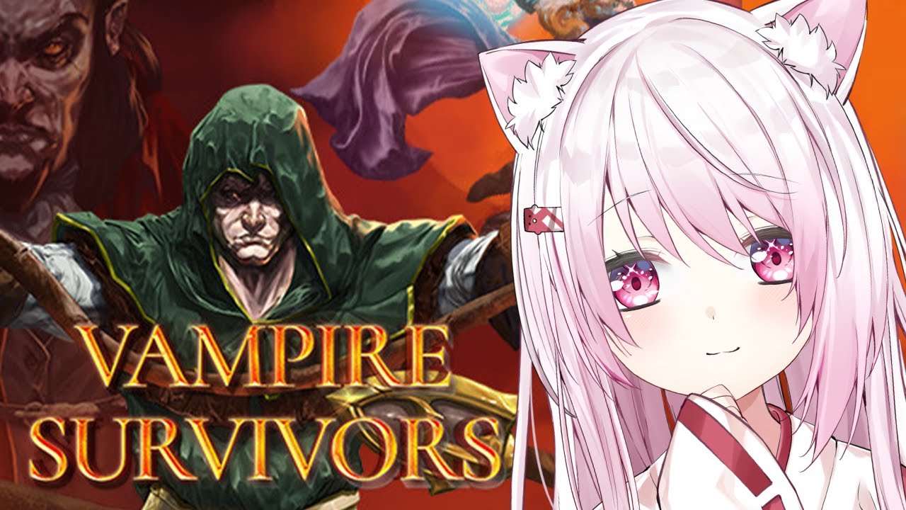 【Vampire Survivors】鳥でクリアしたい(・ω・)ノ【椎名唯華/にじさんじ】