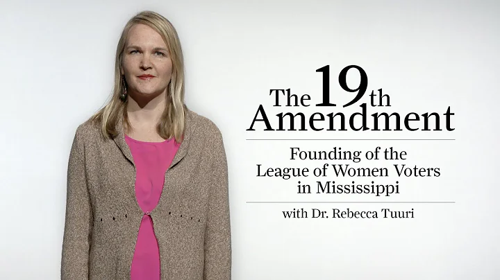 Founding of the League of Women Voters with Rebecc...