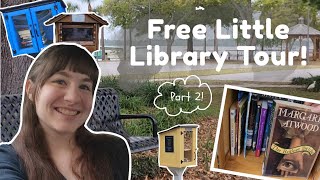 FREE LITTLE LIBRARIES IN MY AREA VLOG ll Part 2
