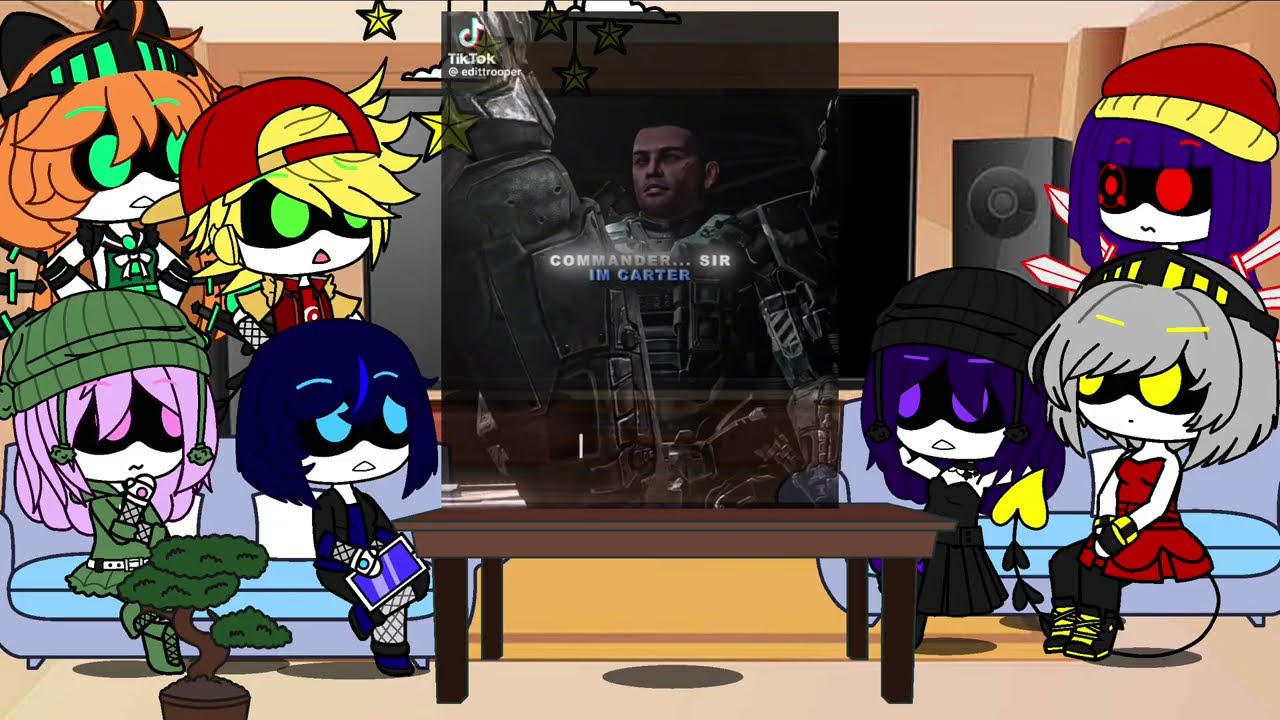 Murder drones react to halo master chief | Cyn | FPE | Gacha life