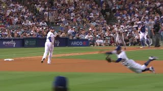 Famous Mookie Betts Makes FULL EXTENSION Diving Catch Playing 2nd Base | Dodgers vs. Astros (8/3/21) Wealth