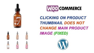 Woocommerce - Main Picture is not replaced when clicking on product thumbnail