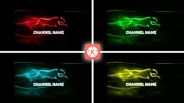 How To Make Panther Run Logo Reveal Intro - In Kinemaster | Free YouTube Intro |Best Animation Intro