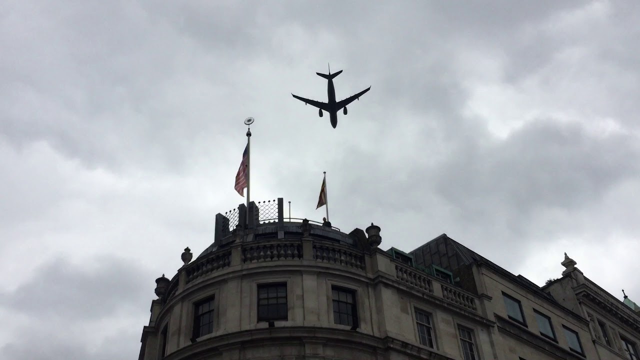 RAF celebrates 100 years with 100 aircraft flypast London