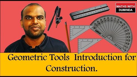 Geometric Tools || Introduction and Applications || #MathsWithDuminda  || what are geometric tools.